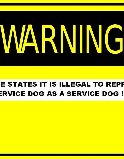 Load image into Gallery viewer, Reflective Service Dog in Training Patches with Hook Backing for Service Animal Vests /Harnesses Large (6 X 2) Inch
