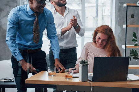 Cable Management under Desk for Easy Mounting Under-Table I Set of 3 - with 10X Cable Ties I Desk Organizer for Office/Home Office Table Thoughtful Cable Tray Holder, Black