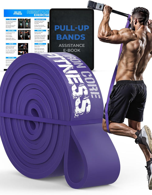 Load image into Gallery viewer, Pull up Assistance Resistance Bands by - Strength Power Flexibility Training at Home or Gym. Ebooks and Workout Chart Included.
