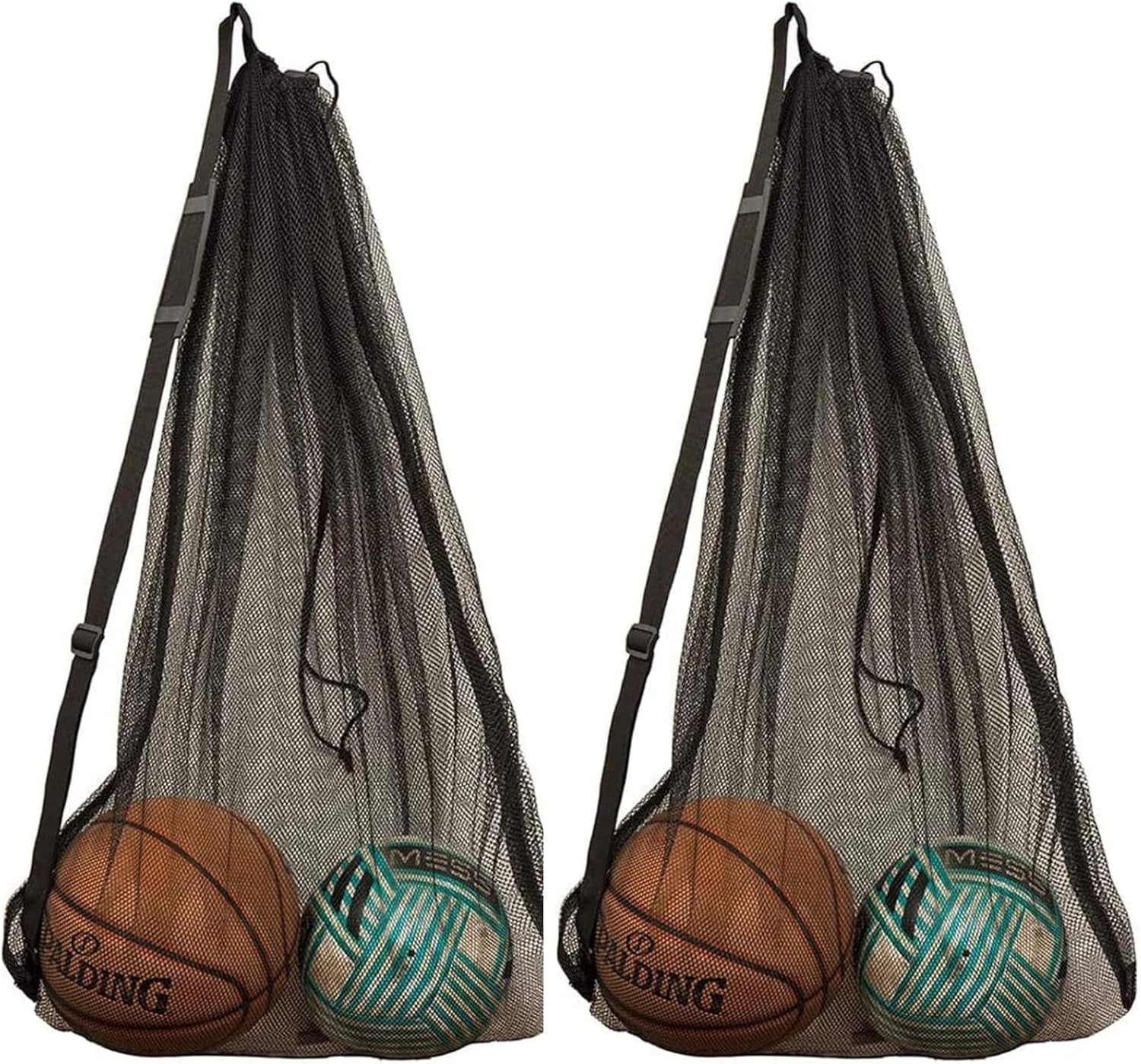 Mesh Bag Durable Mesh Drawstring Bag Gym Sports Equipment Bag Large Mesh Net Bag