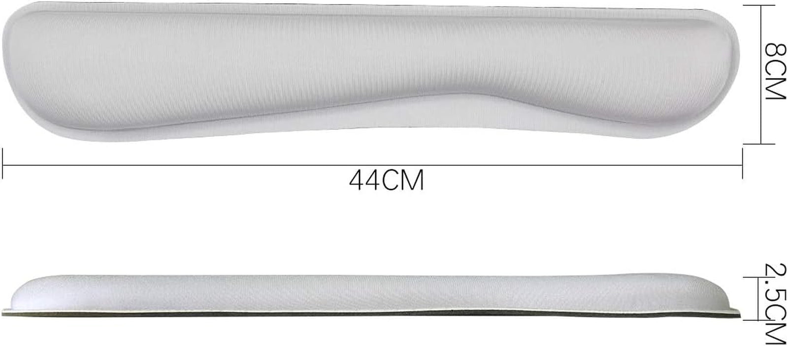 Ergonomic Keyboard Mouse Pad Wrist Support Set - Anti-Slip Keyboard Mice Mat Wrist Rest for Laptop/Computer Gaming/Office - Durable & Comfortable for Easy Typing & Pain Relief(Kwrp-Gray)