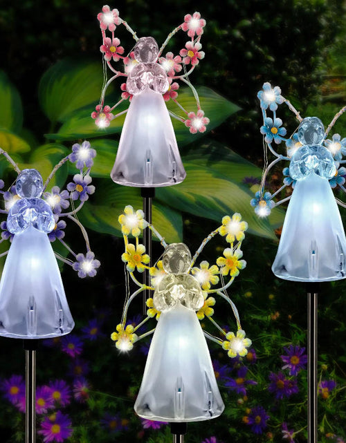 Load image into Gallery viewer, Customizable Sunlight Outdoor Garden Angel Lamp

